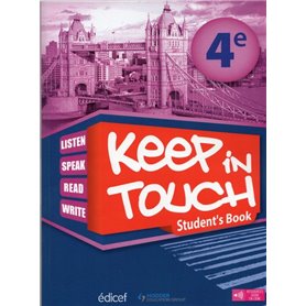 KEEP IN TOUCH 4EME STUDENT'S BOOK SENEGAL