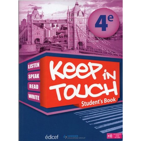 KEEP IN TOUCH 4EME STUDENT'S BOOK SENEGAL