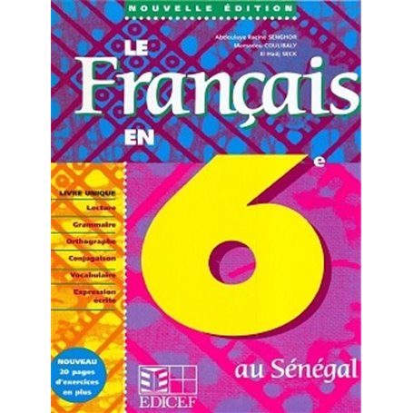 LE FRANCAIS EN 6E SENEGAL  ELEVE