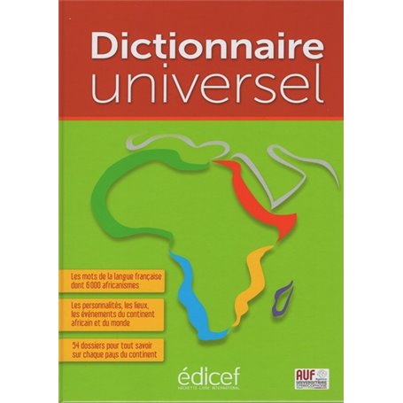 Dictionnaire universel Afrique nouvelle édition