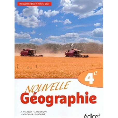 Nouvelle Géographie 4e Elève