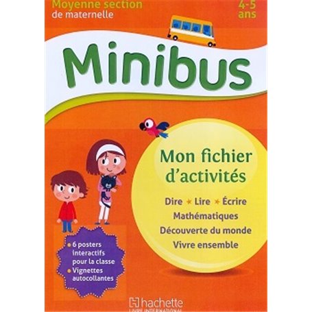 MINIBUS Maternelle MS Mon fichier d'activités "tout en un"