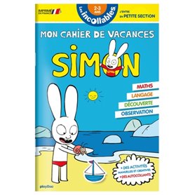 Les incollables - Cahier de vacances Simon - De la TPS à la PS - 2-3 ans
