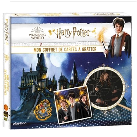 Harry Potter Mon coffret cartes à gratter et à colorier