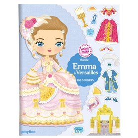 Minimiki - Cahier de stickers - Emma à Versailles