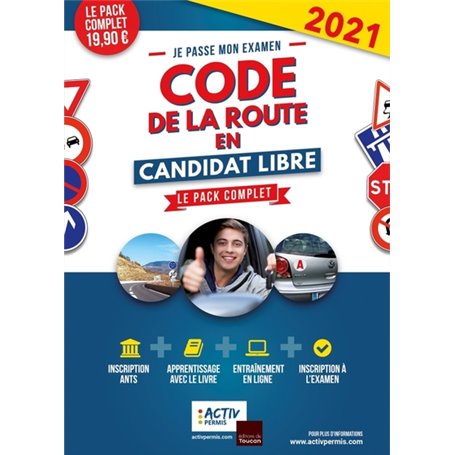 code de la route 2021 en candidat libre