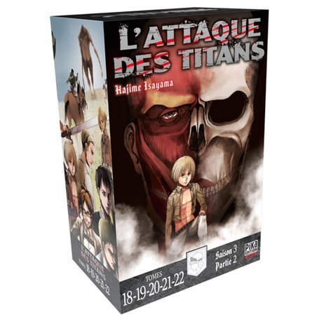 L'Attaque des Titans Coffret T18 à T22