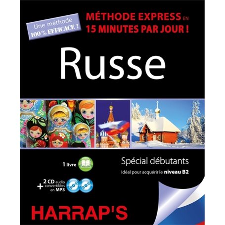 Harrap's méthode express russe - 2 CD + livre