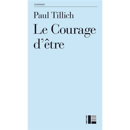 Le courage d'être