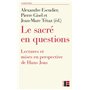 Joas. Le sacré en questions