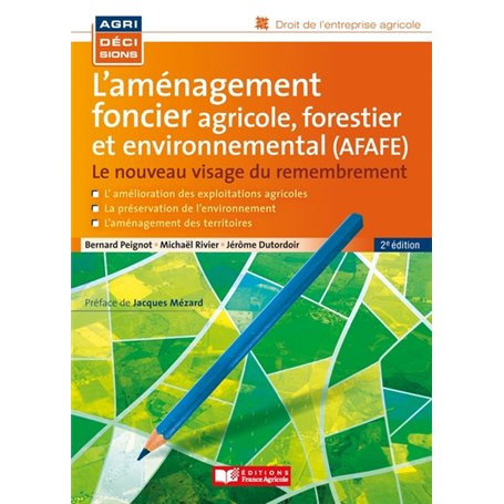 L'aménagement foncier agricole, forestier et environnemental