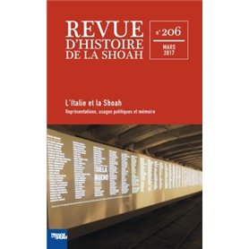 Revue d'Histoire de la Shoah n° 206 - ITALIE ET LA SHOAH