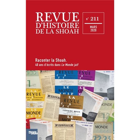 Revue d'Histoire de la Shoah N°211