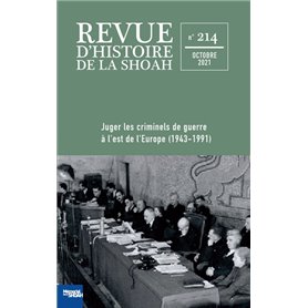 Revue d'Histoire de la Shoah - n°214