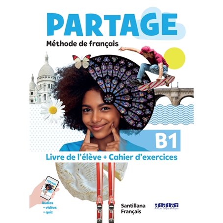 Partage B1 - Livre + Cahier - SANTILLANA