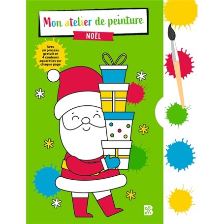 Mon noël magique, livre avec pinceau