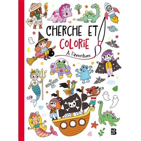 Cherche et colorie - A l'aventure