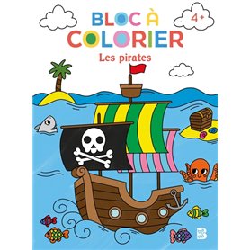 Bloc à colorier  - Les pirates