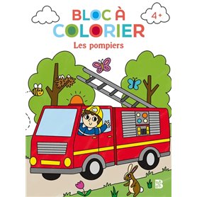 Bloc à colorier  - Les pompiers