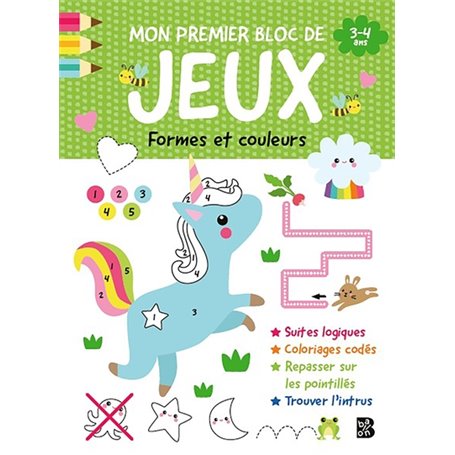 Mon premier bloc de jeux - Formes et couleurs