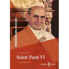 Prières en poche - Saint Paul VI