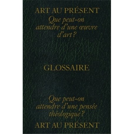 Art au présent : glossaire