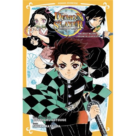 Demon Slayer - Roman jeunesse T01 : Tanjiro & Nezuko l'origine de leur destin