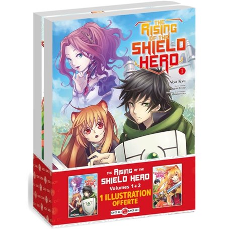 The Rising of the Shield Hero - pack vol. 1 & 2 + Exlibris