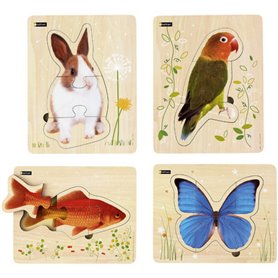 Puzzles bois Les animaux familiers