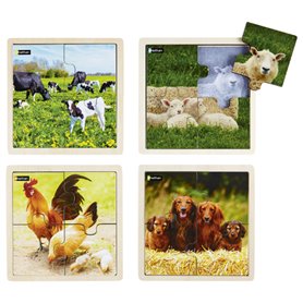 Puzzles Les animaux en famille