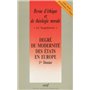 Revue d'éthique et de théologie morale numéro 226 Degré de modernité des Etats en Europe