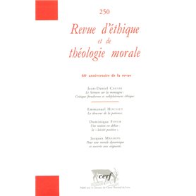 Revue d'éthique et de théologie morale 250