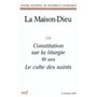 Maison-Dieu 238 - Constitution sur la liturgie 40 ans. Le culte des saints