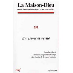 Maison-Dieu 255 - En esprit et vérité