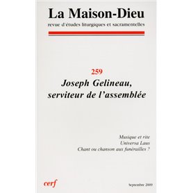 Maison-Dieu 259 - Joseph Gélineau, serviteur de l'assemblée