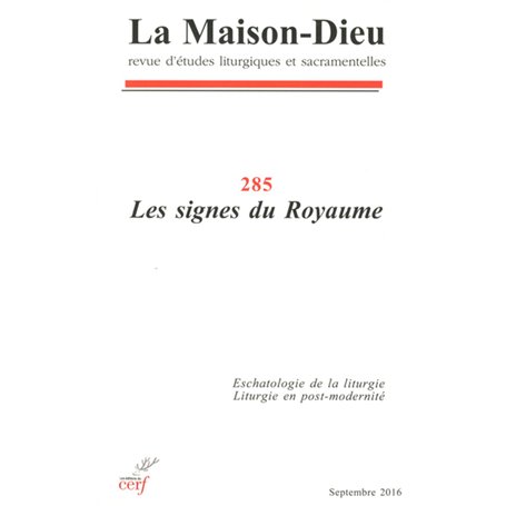 Maison-Dieu 285 - Les signes du Royaume