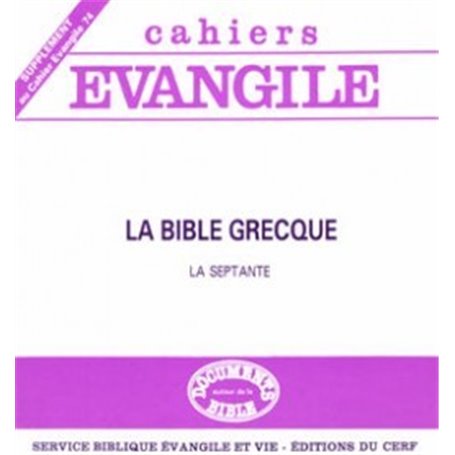 SCE-74 La Bible grecque