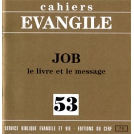 CE-53. Job - Le livre et le message