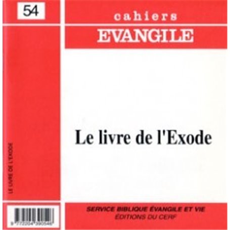 CE-54. Le Livre de l'Exode