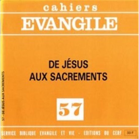 CE-57. De Jésus aux sacrements