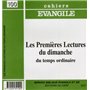 CE-100. Les premières lectures du dimanche du temps ordinaire