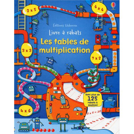 Les tables de multiplication - Livre à rabats