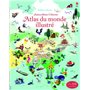 Atlas du monde illustré - Documentaires en autocollants