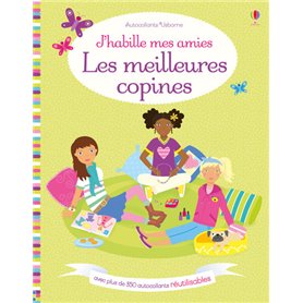 J'habille mes amies - Les meilleures copines - Autocollants Usborne