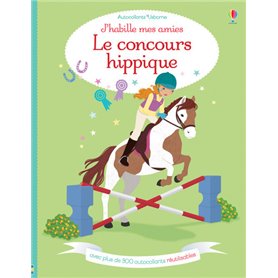 J'habille mes amies - Le concours hippique - Autocollants Usborne