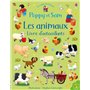 Poppy et Sam - Les animaux - Livre d'autocollants