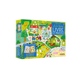 Coffret A la ferme (Livre et puzzle)