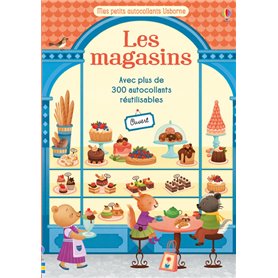 Les magasins - Mes petits autocollants Usborne