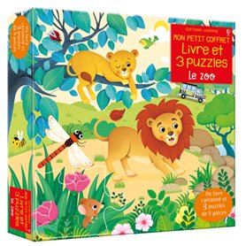 Mon petit coffret Livre et puzzles - Le zoo