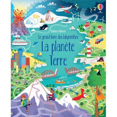 La planète Terre - Le grand livre des labyrinthes